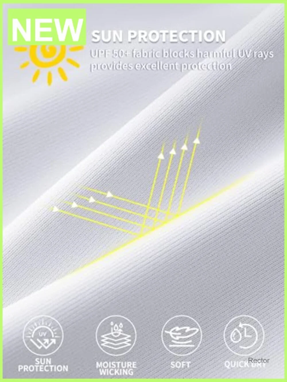 Men's UPF 50+ Long Sleeve Sun Shirt Rash Guard Quick Dry Fishing UV Protection
